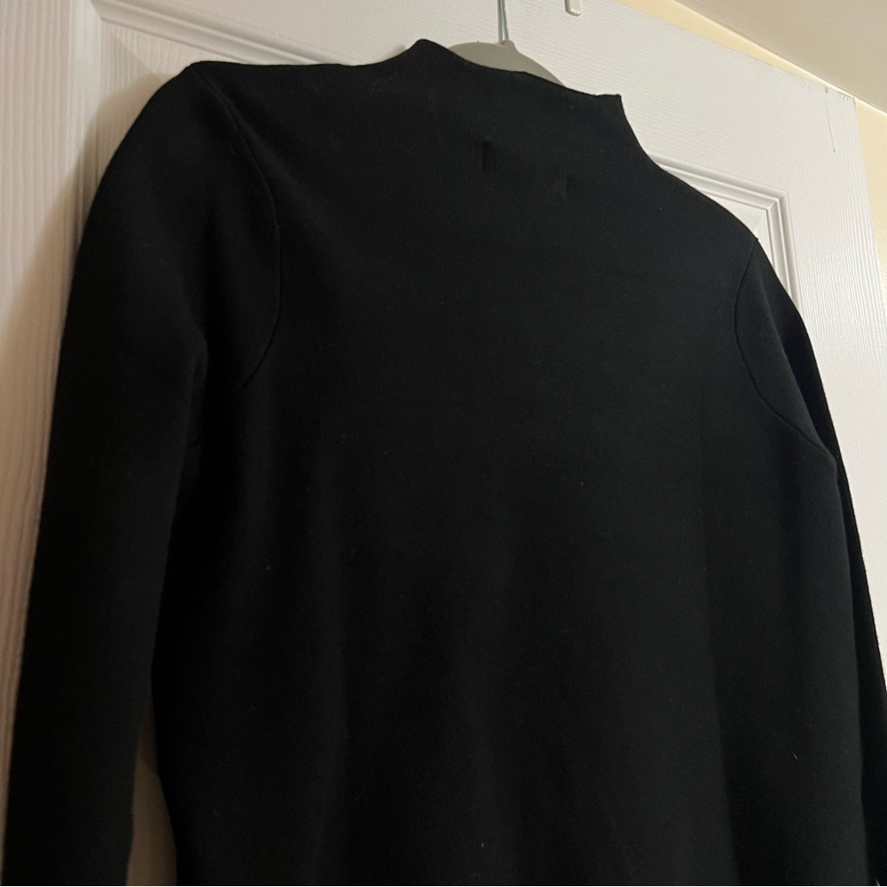 NWT Mango Perkins-Neck Sweater Black - Picture 10 of 11